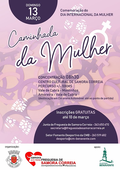 Imagem Comemoração do dia Internacional da Mulher - Caminhada da Mulher