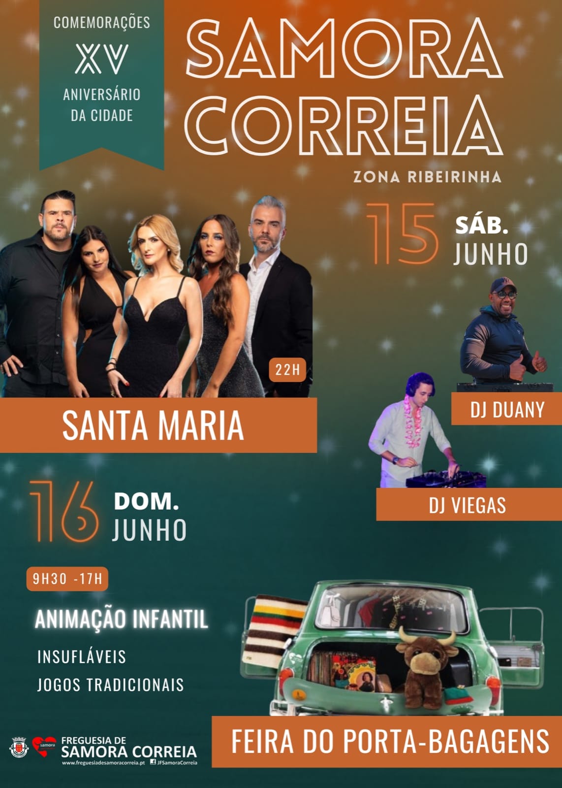 Imagem Comemorações do XV Aniversário de Samora a Cidade