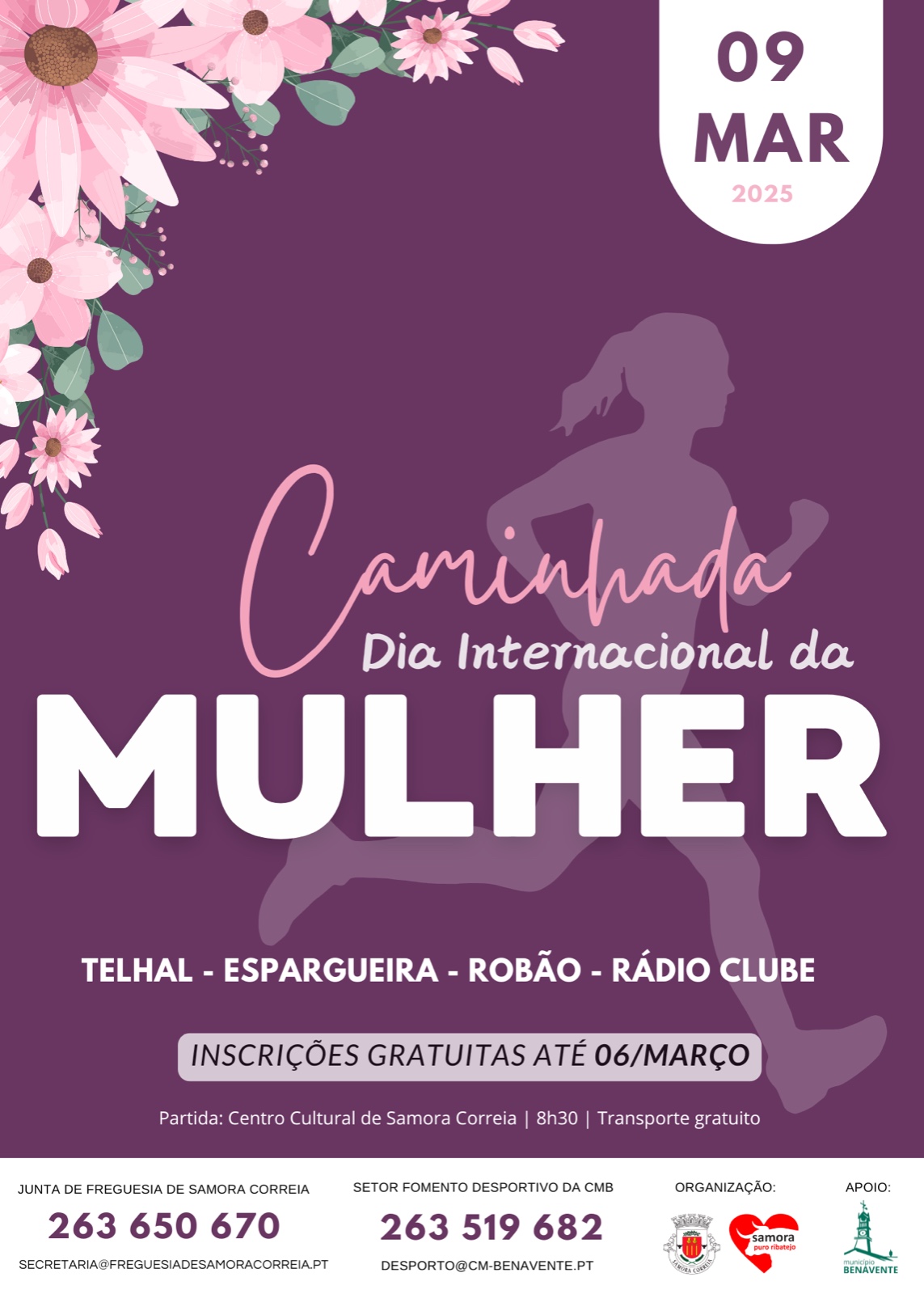 Imagem Caminhada Dia Internacional da Mulher