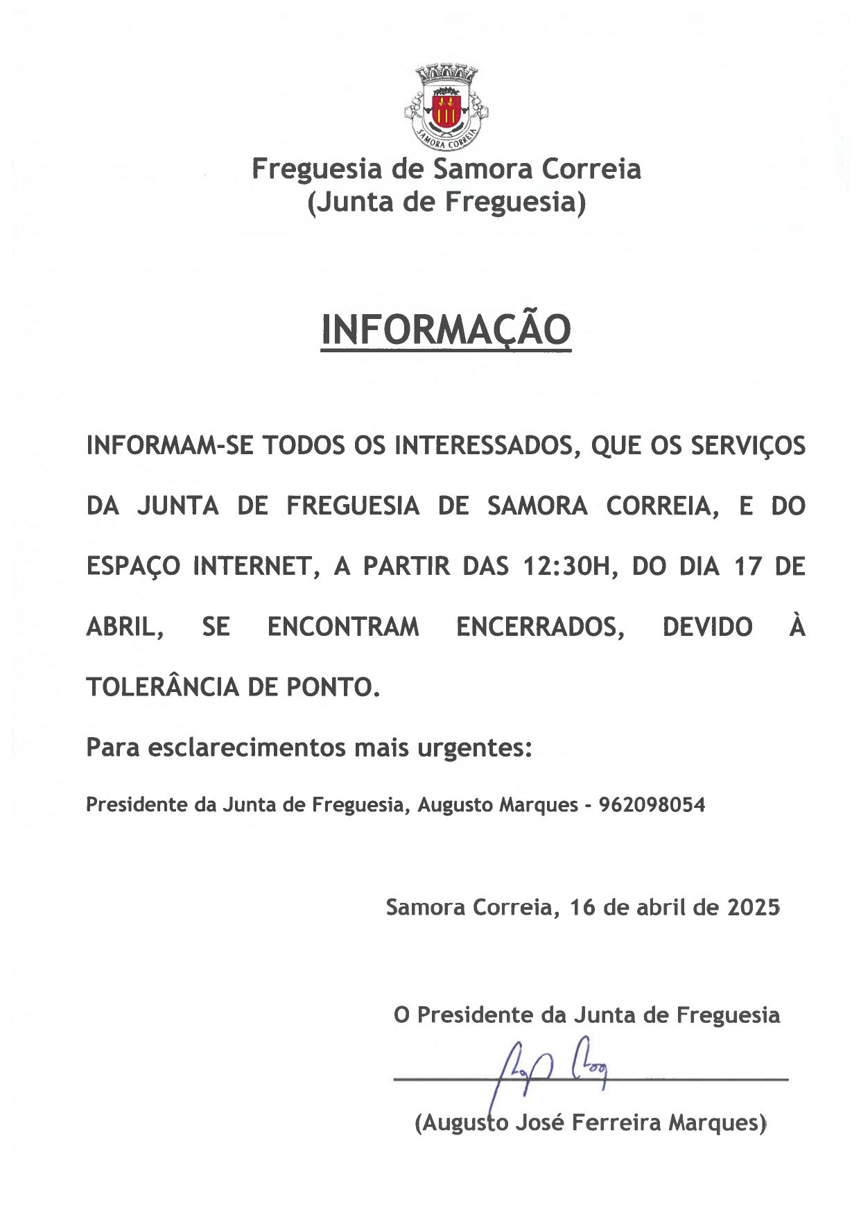 Imagem Informação - Tolerância de Ponto