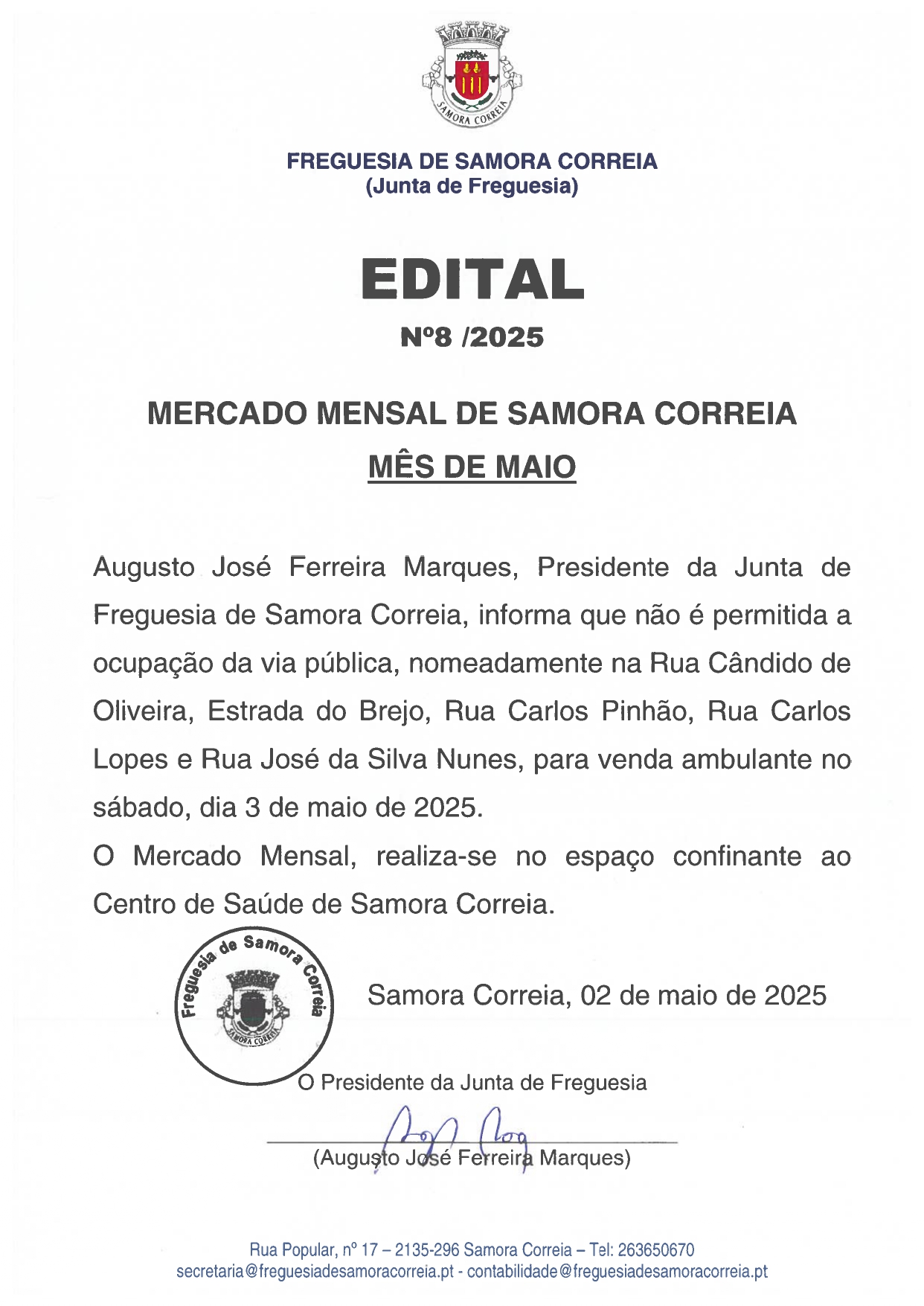 Imagem Edital Nº 08/2025