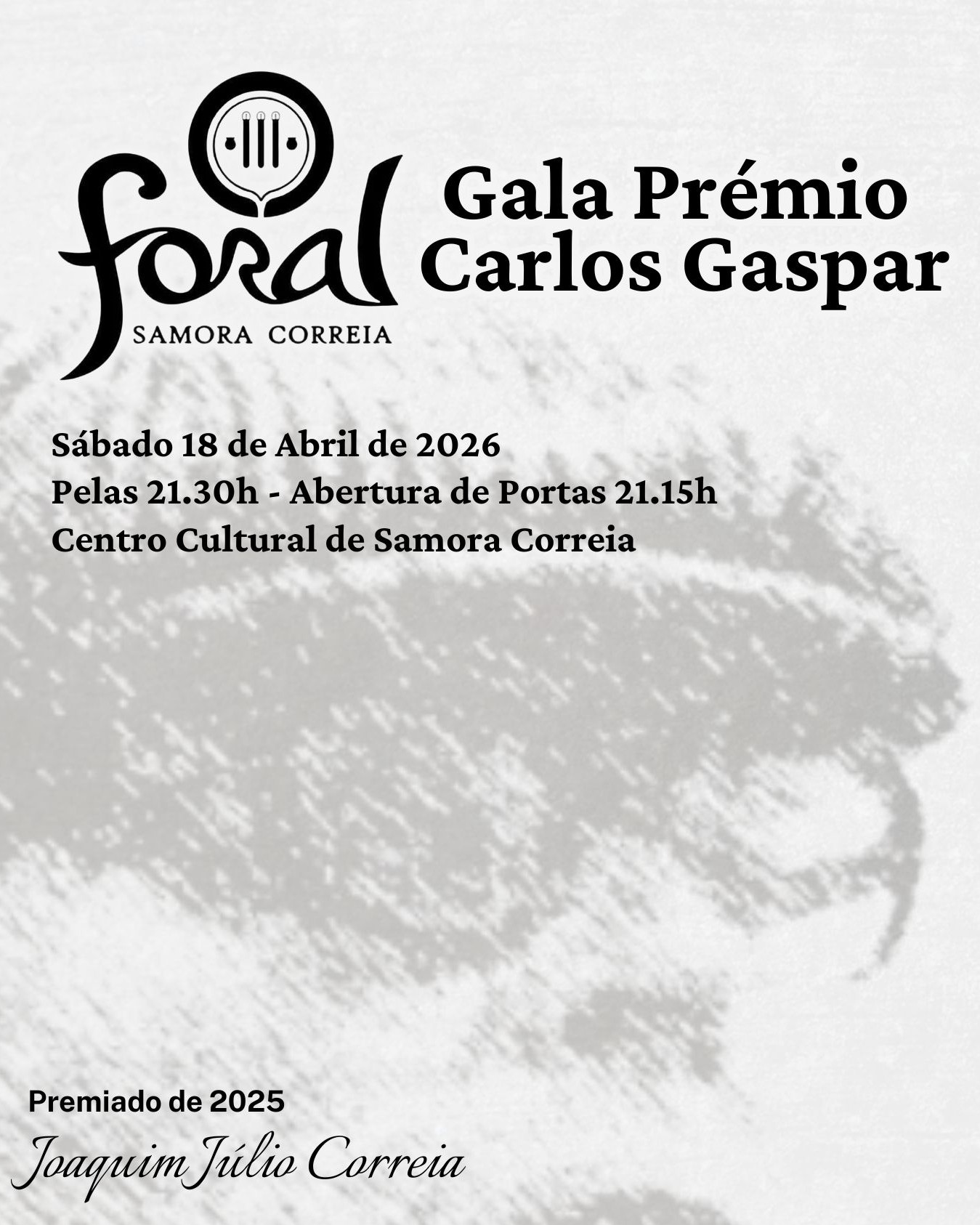 Imagem Gala Prémio Carlos Gaspar - 18 de Abril de 2026