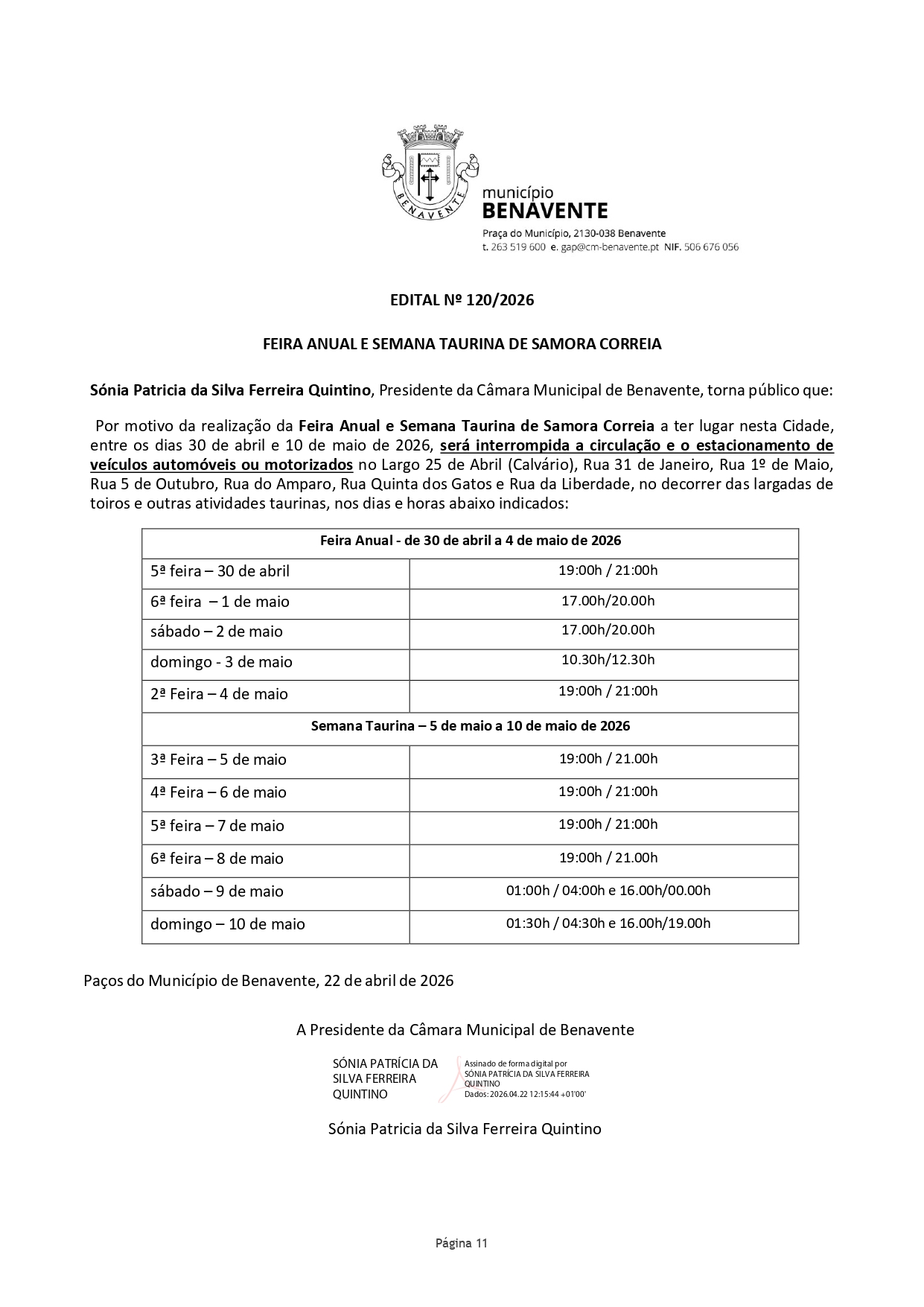 Imagem Edital 120 - CMB - Feira Anual e Semana Taurina
