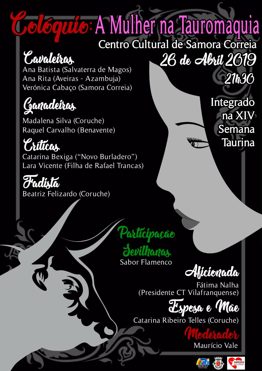 Imagem XIV Semana Taurina - Centro Cultural Samora Correia - Colóquio: A Mulher na Tauromaquia