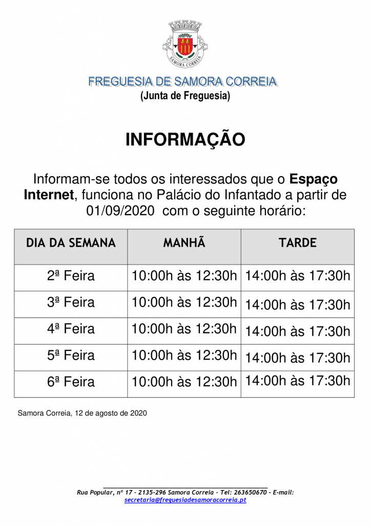 Imagem Reabertura do Espaço Internet - Palácio do Infantado