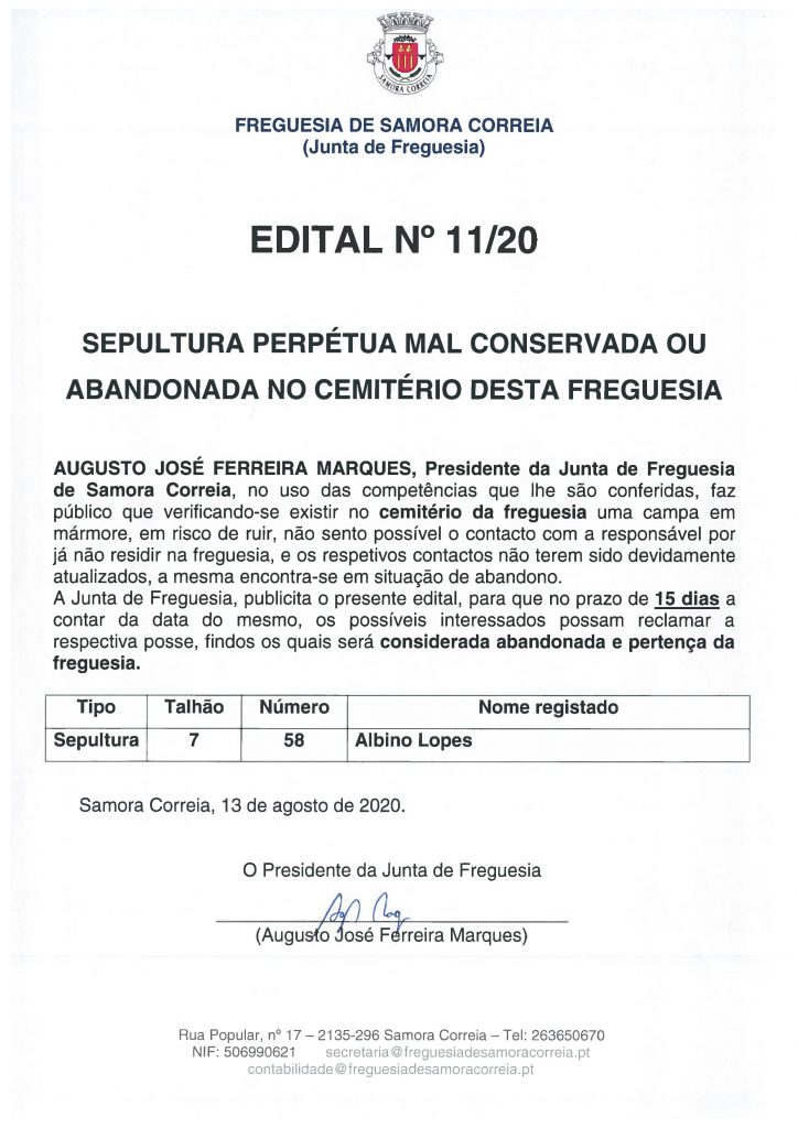 Imagem Edital Nº 11/2020