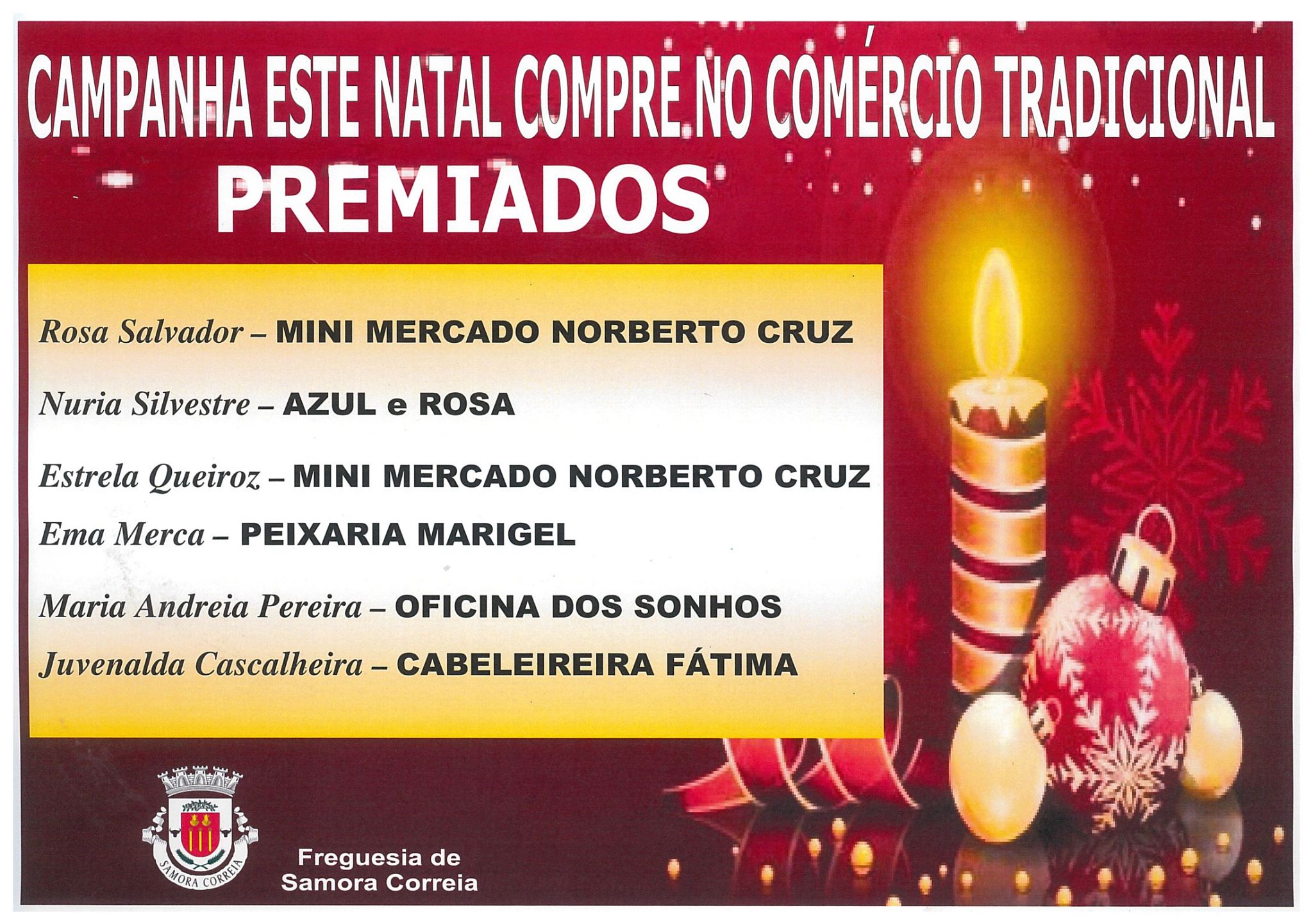 Imagem Este Natal Compre no Comércio Tradicional 2017 - Premiados