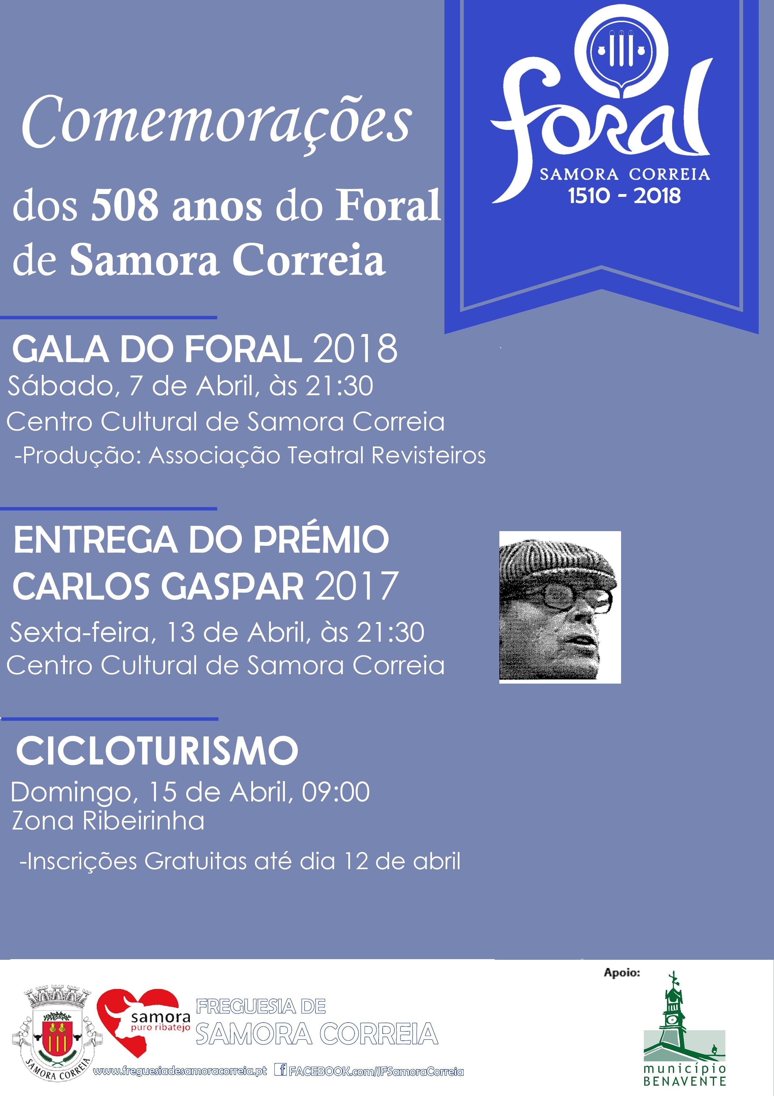 Imagem Comemorações dos 508 anos do Foral de Samora Correia